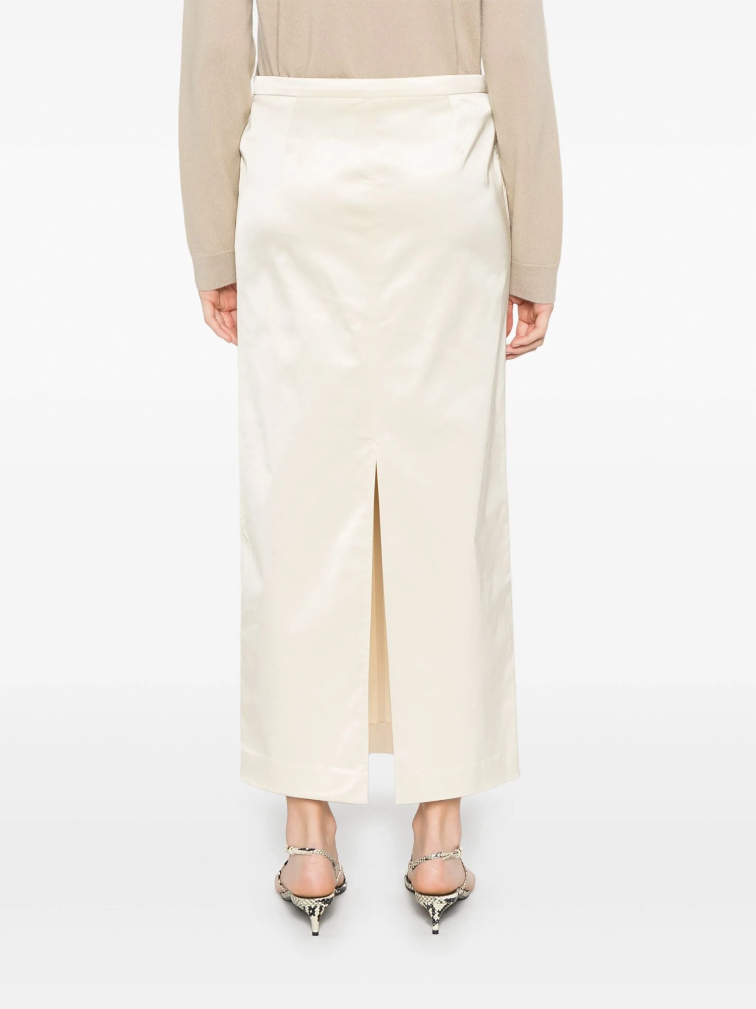 Totême Women's Toteme Tie-waist Wrap Skirt In Beige