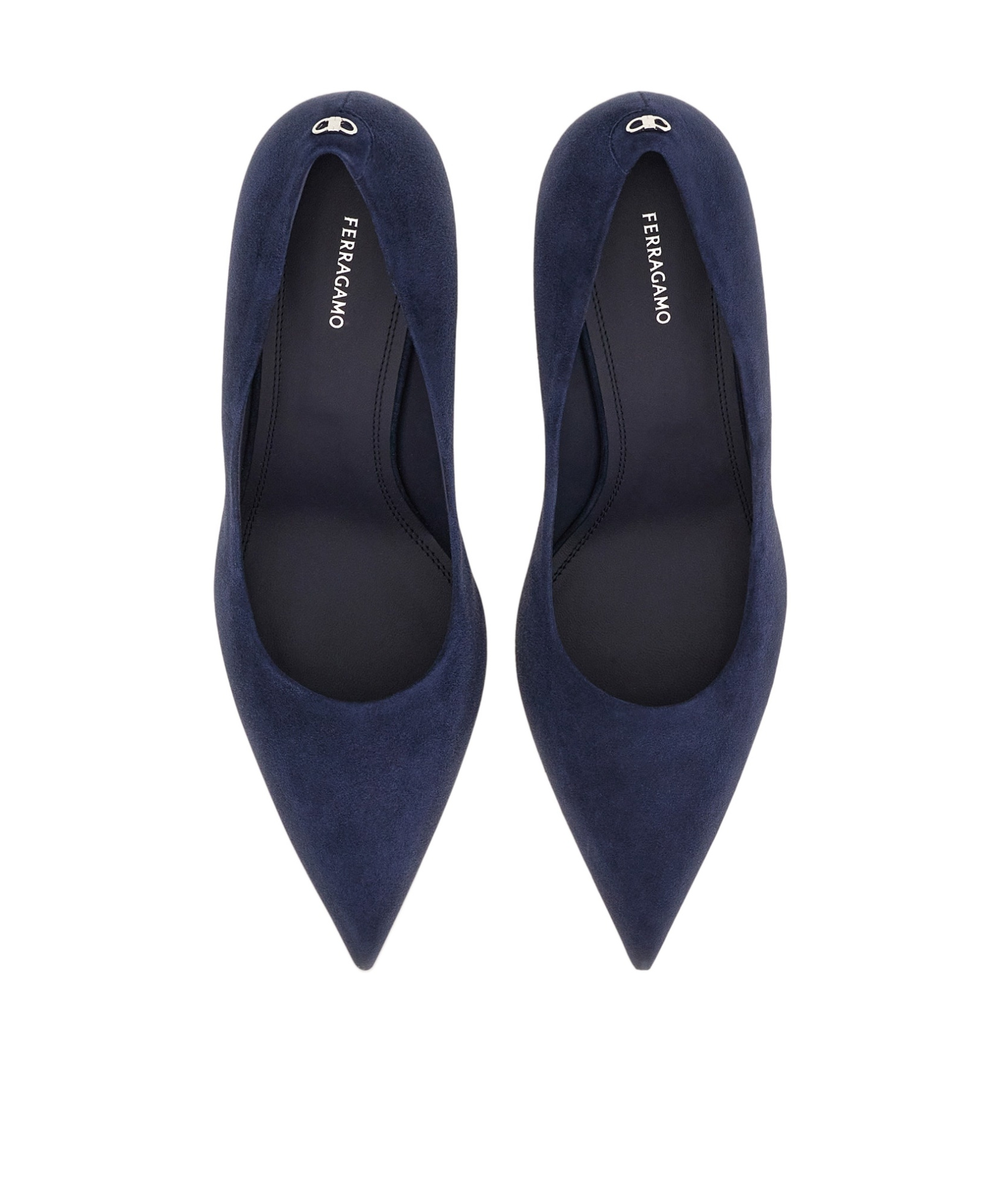 Ferragamo Pointed Stiletto Heels In Black