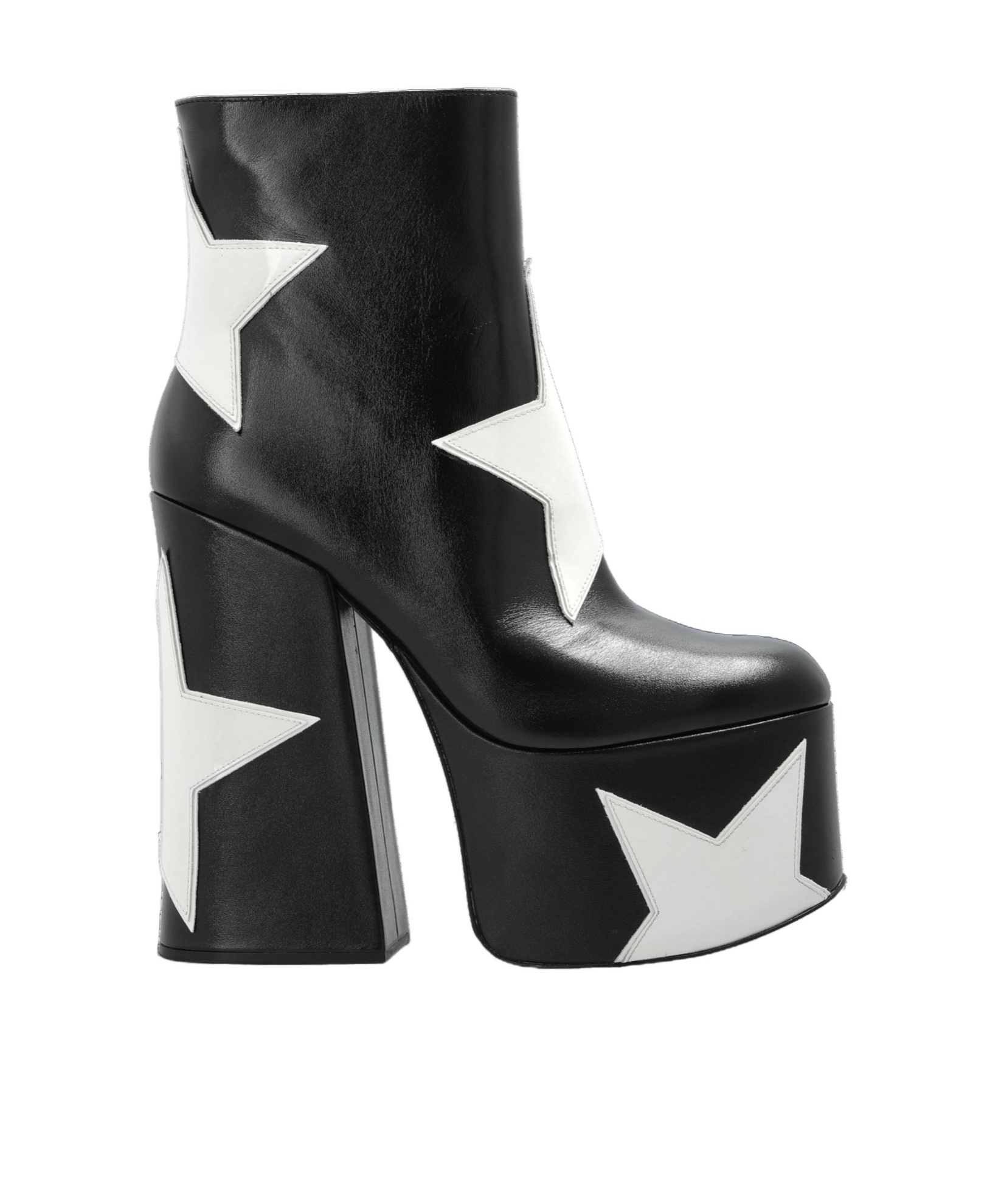 MARC JACOBS ROUND-HEAD THICK SOLE BOOTS 