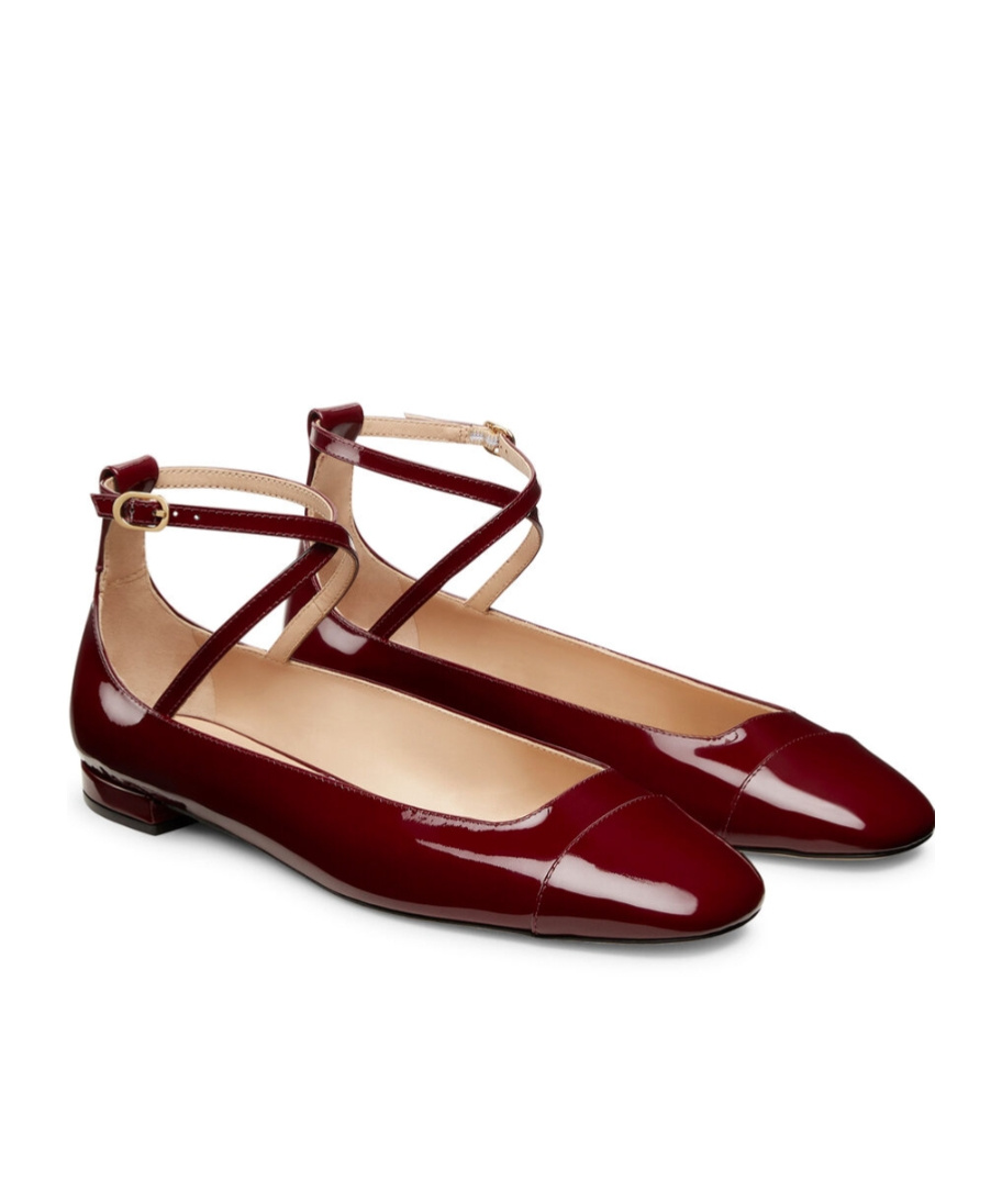 Stuart Weitzman Ballet Shoes In Brown