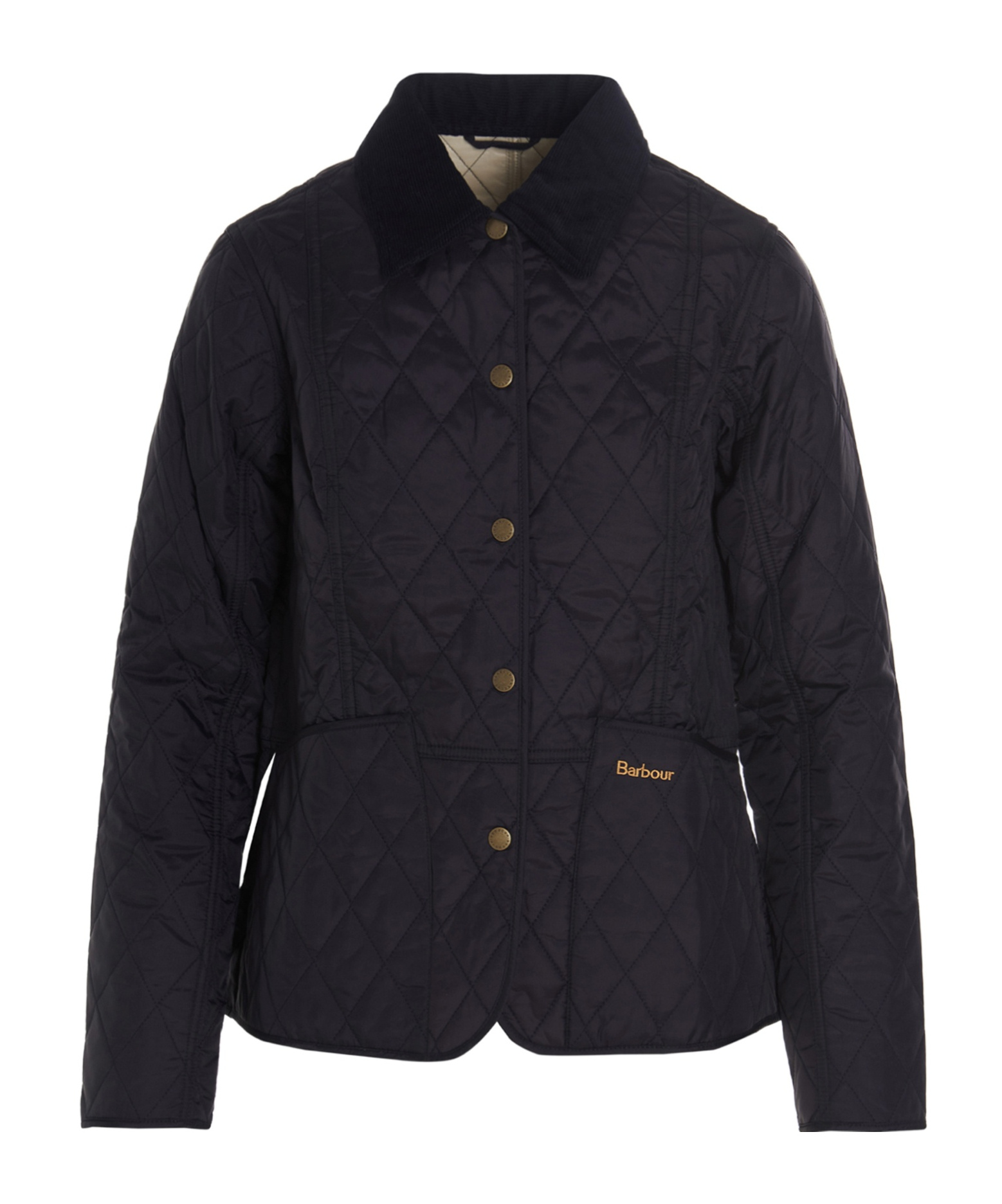 Barbour Blue Liddesdale Down Jacket In Black