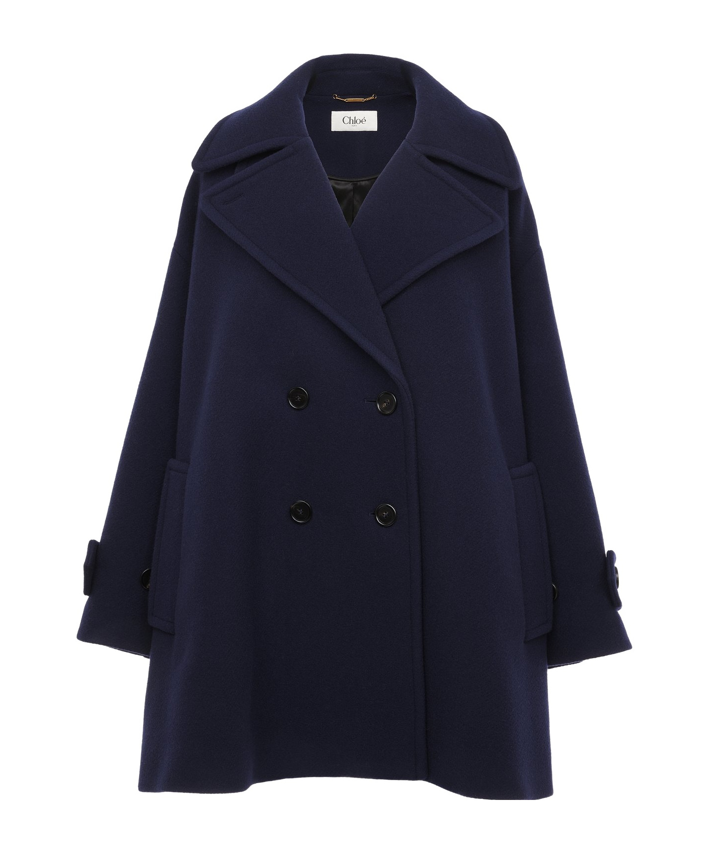 Chloé Double Breasted Wool Coat