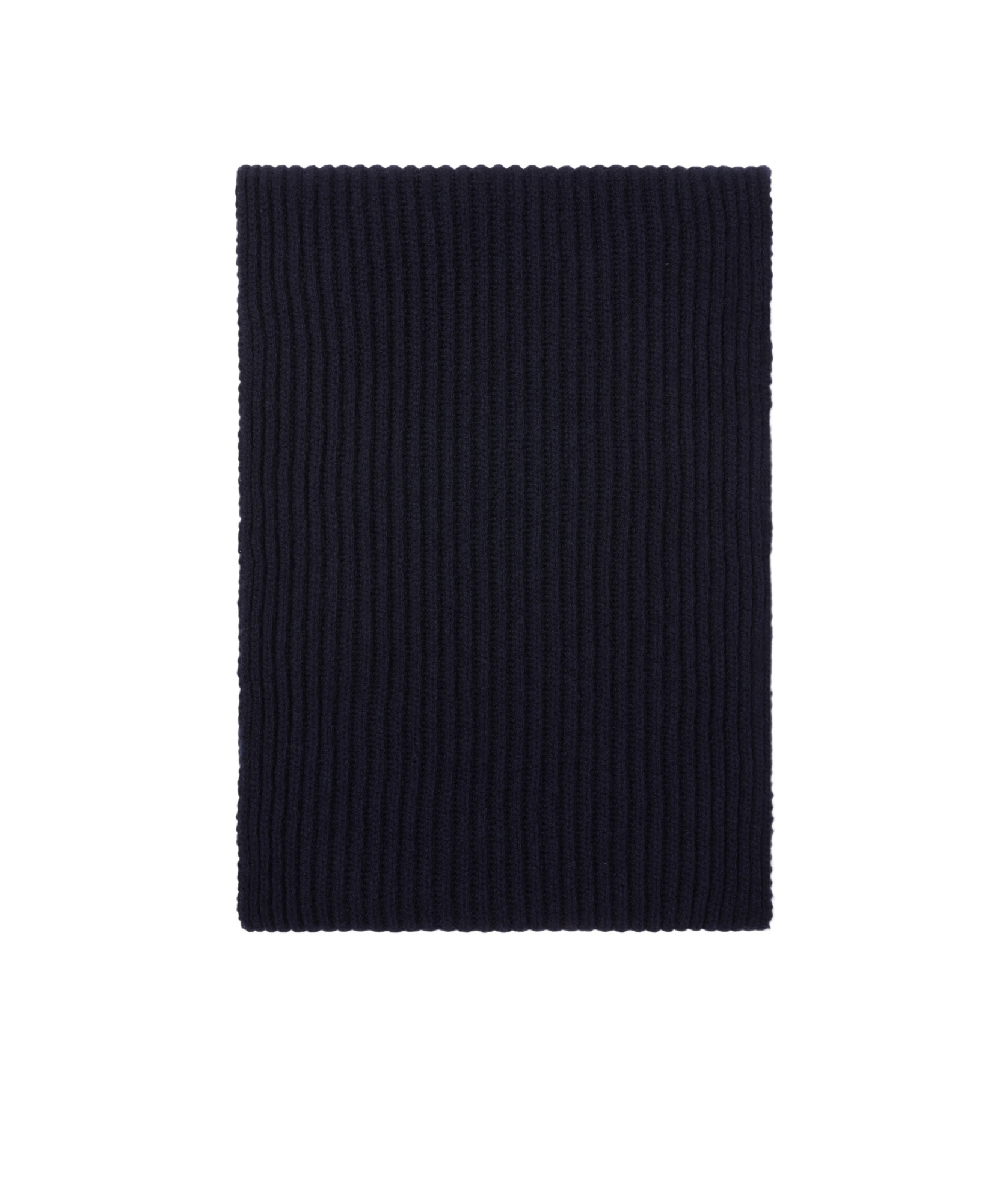 Pinko Ribbed Wool And Cashmere Scarf In Black