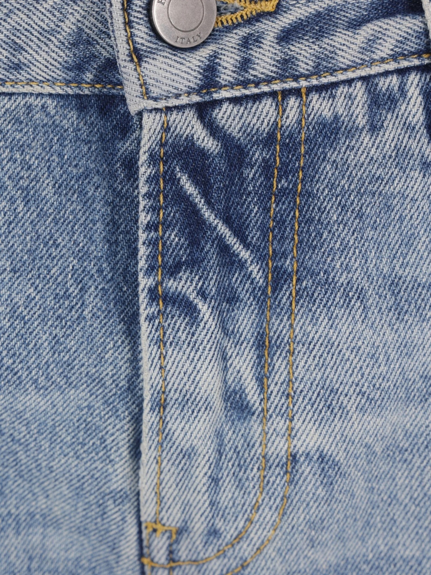 Haikure Trousers With Belt Loops And Contrast Stitching In Blue