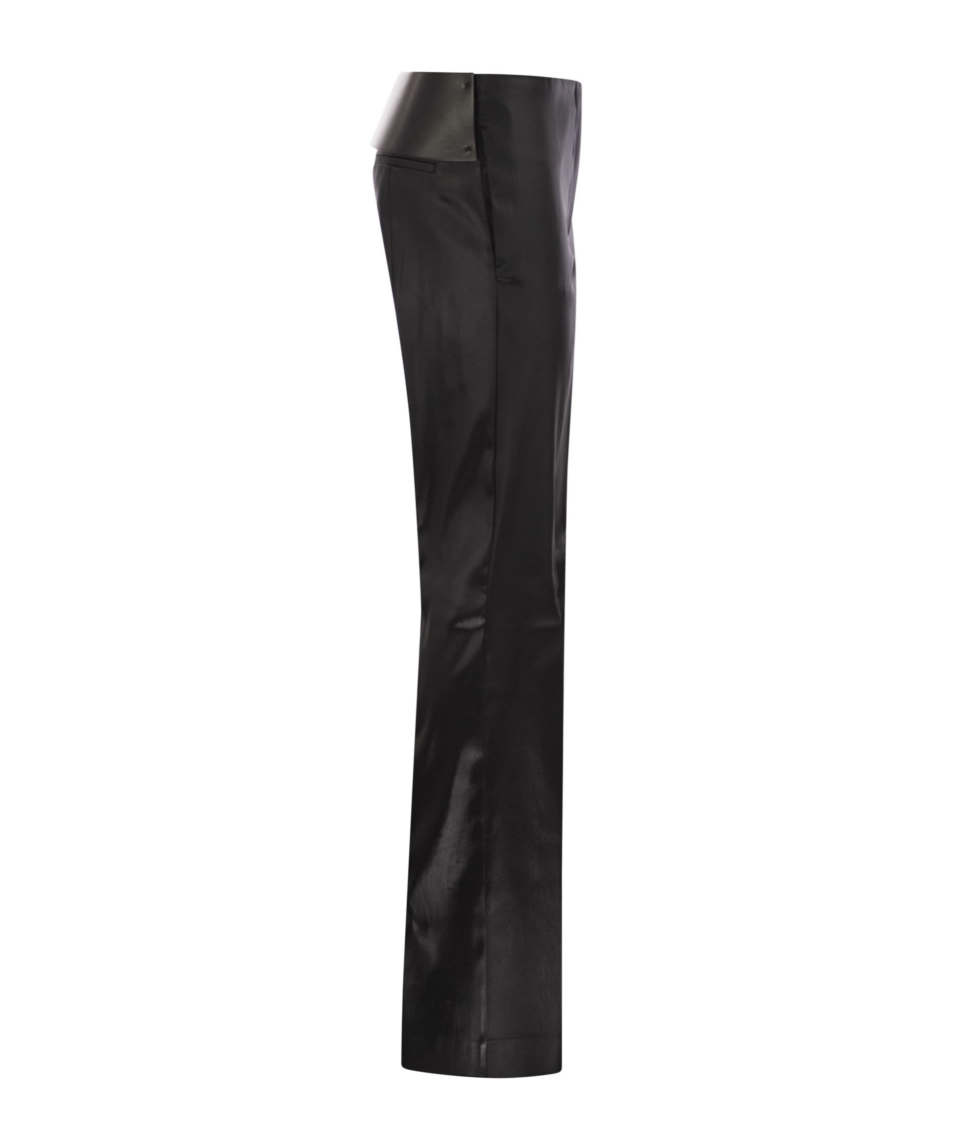 Sportmax Black Stretch Satin Adepto1234 Pant | ModeSens Sportmax Black Stretch Satin Adepto1234 Pant | ModeSens