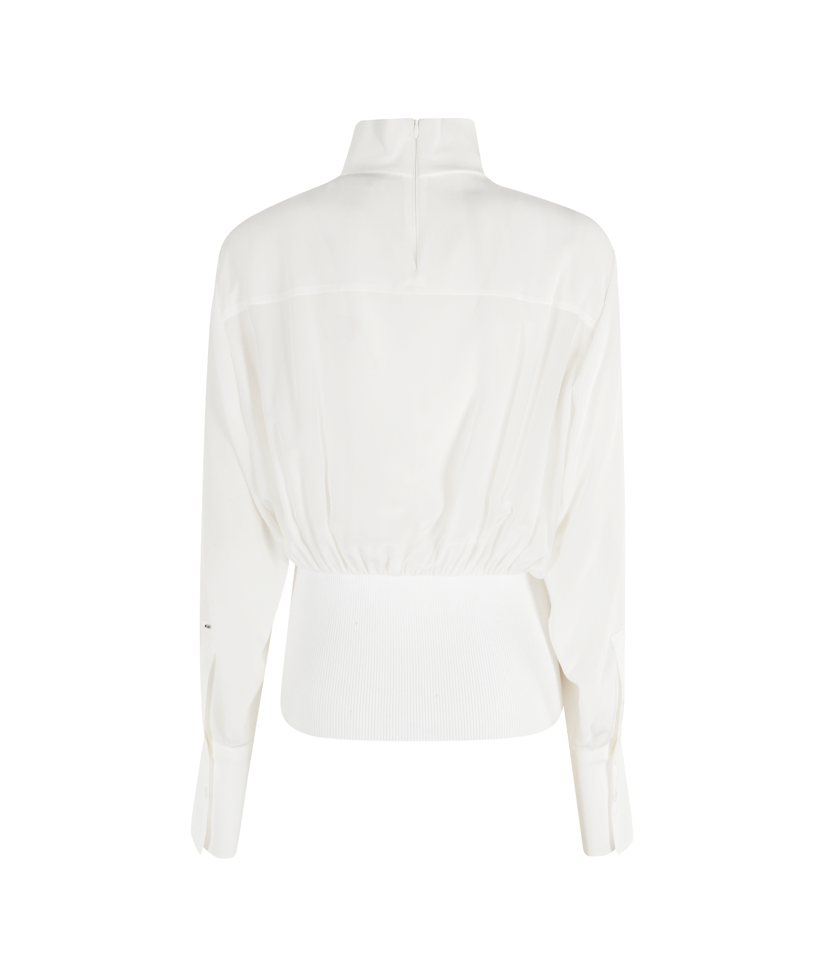 Seventy Turtleneck Cardigan In White