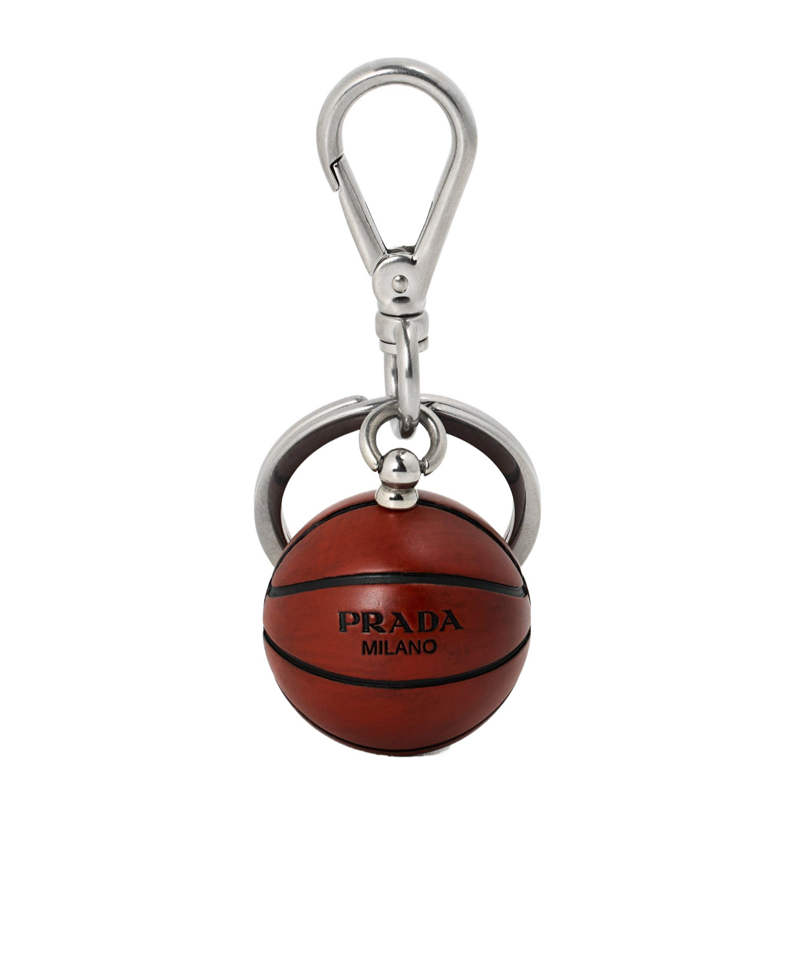 Prada Basketball-shaped Keychain In Multicolor