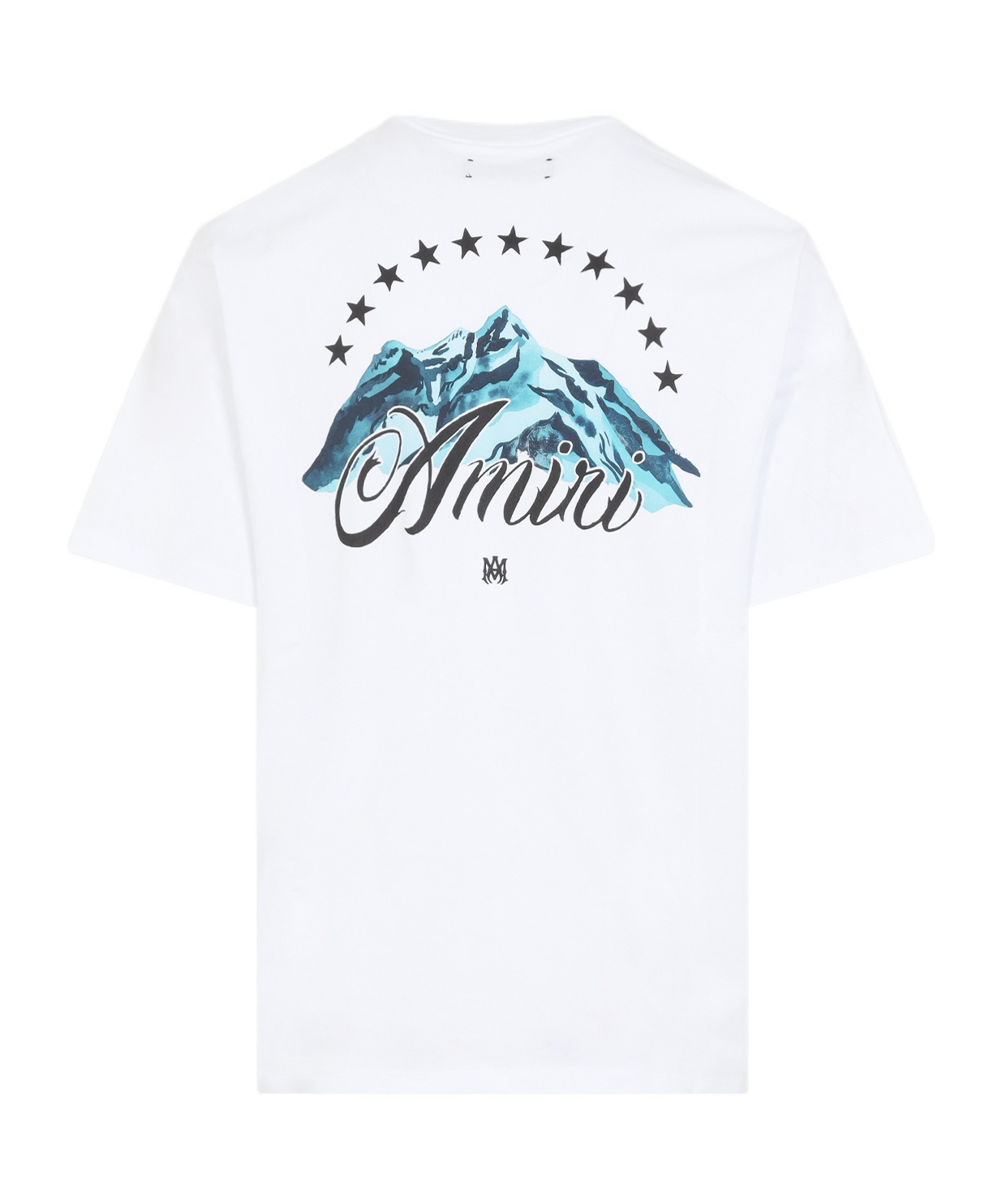Amiri Mountain Graphic Short Sleeve T-shirt In White