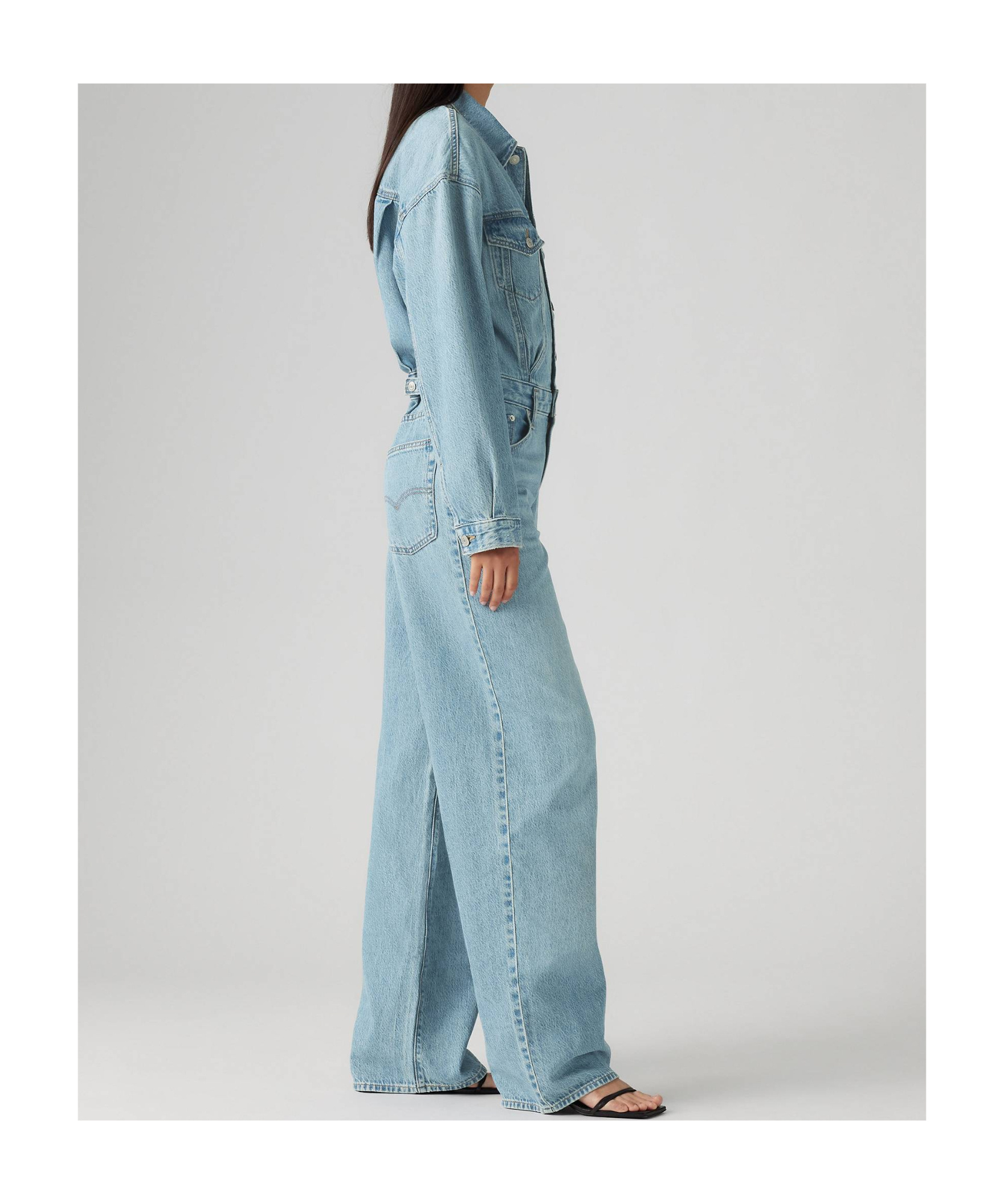 Levi's Baggy Jumpsuit In Blue