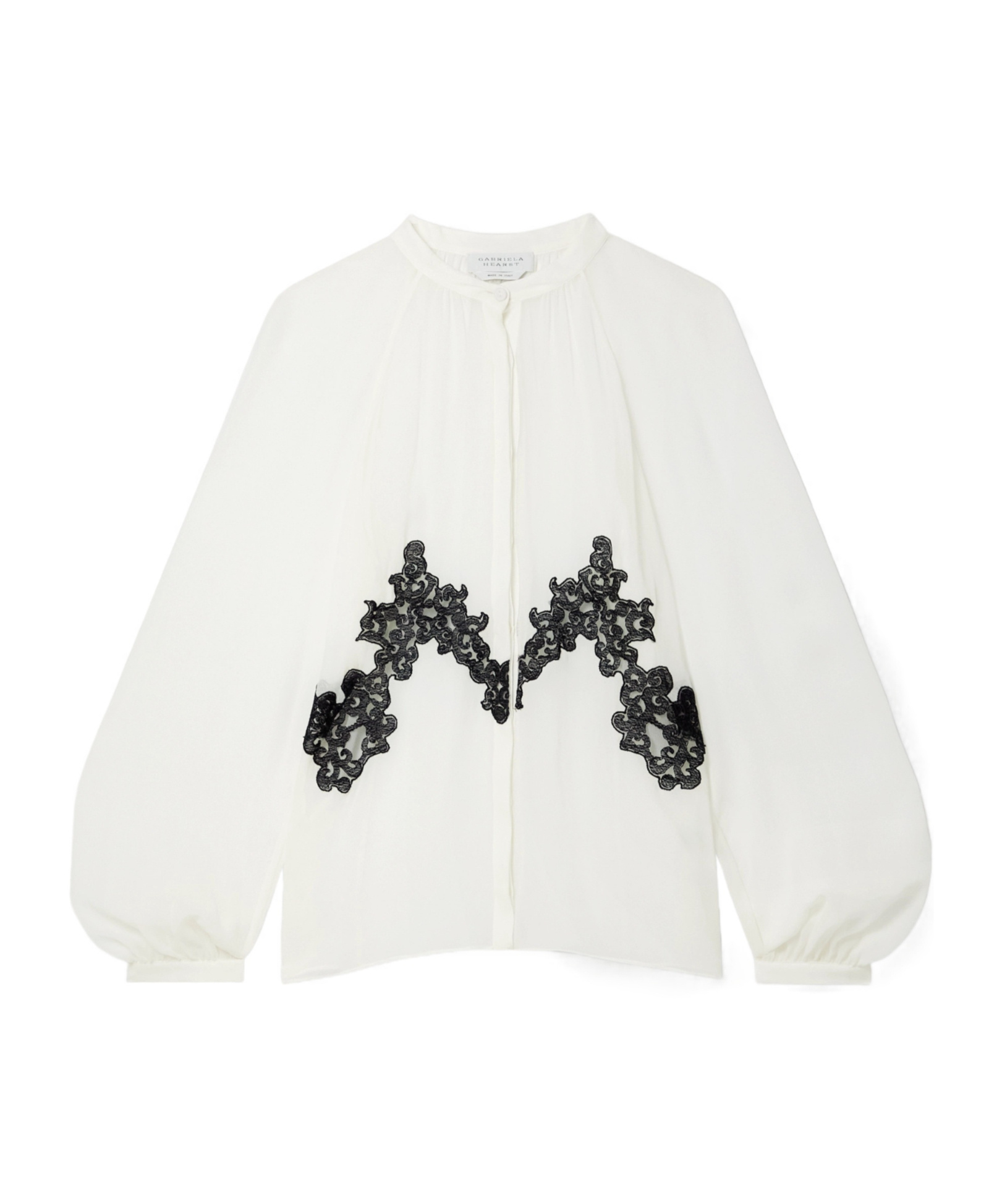 Gabriela Hearst Long-sleeved Shirt In White