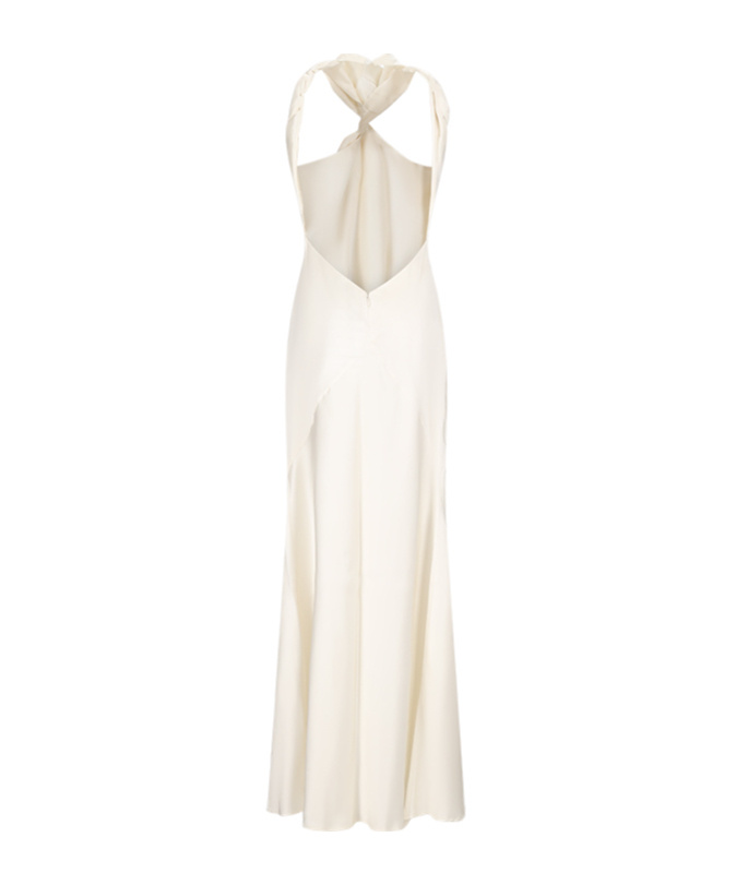 Attico Midi Dress In White