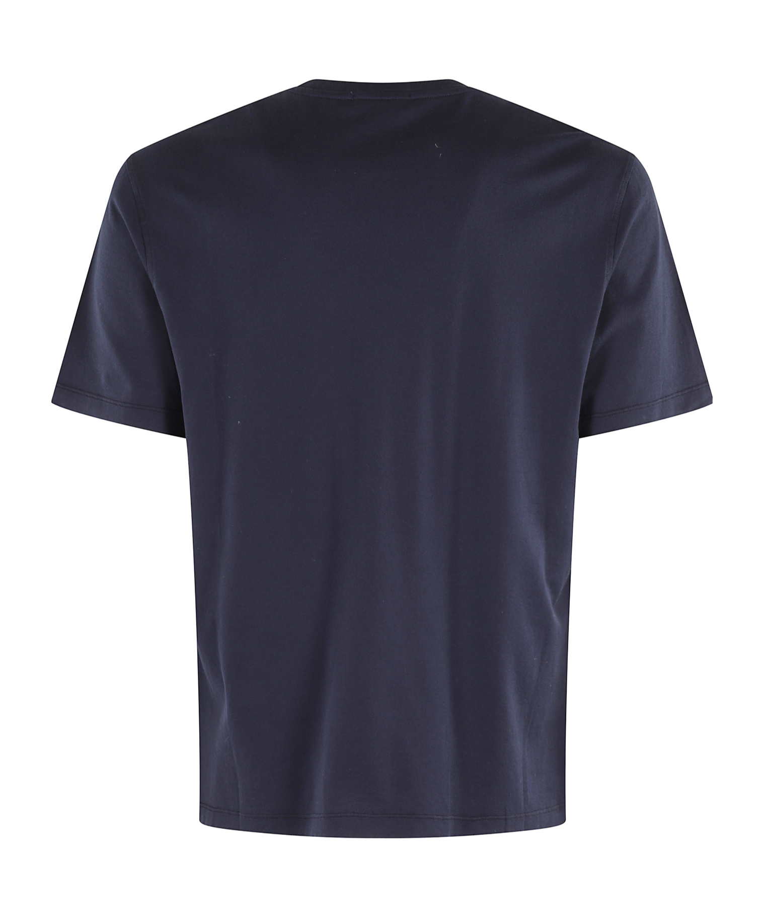 Roberto Collina Oversized Navy Cotton Knit T-shirt In Blue