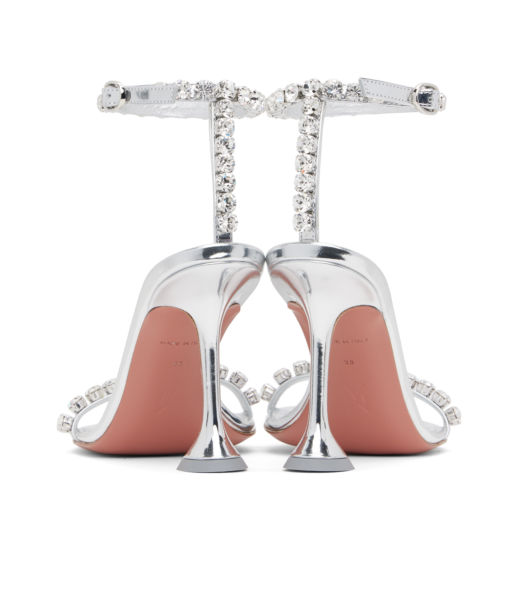 AMINA MUADDI GIGI 95 HEELED SANDALS