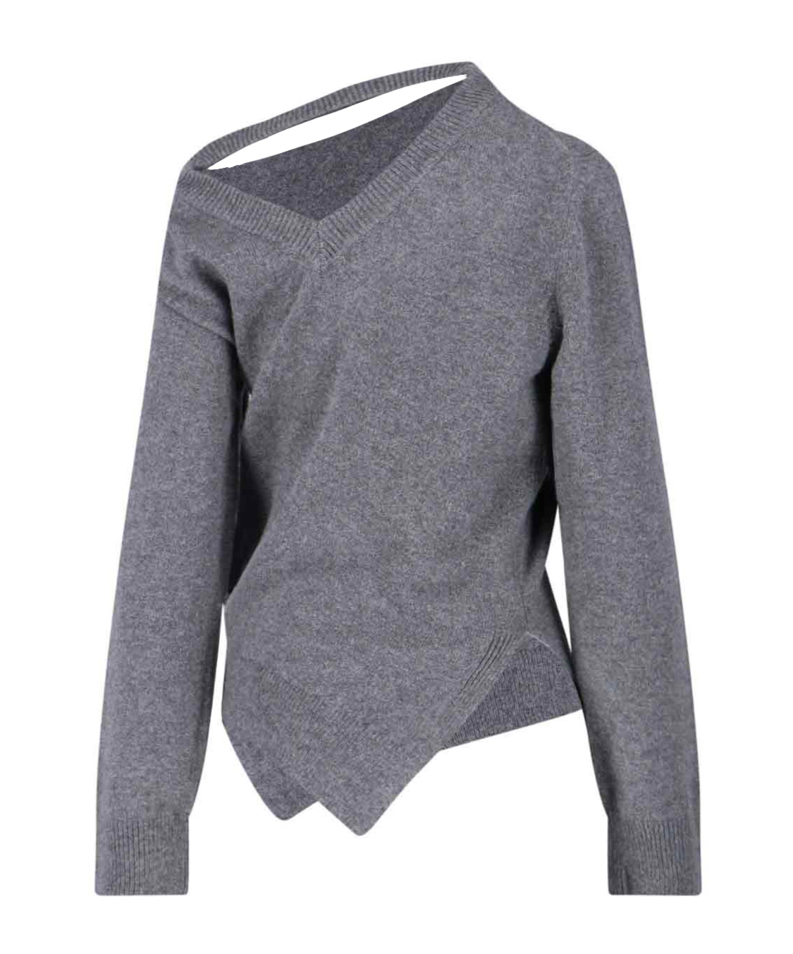 Rohe Asymmetrical Sweater In Gray