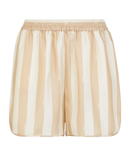 FENDI FENDI ELASTICATED WAISTBAND STRIPED SHORTS 