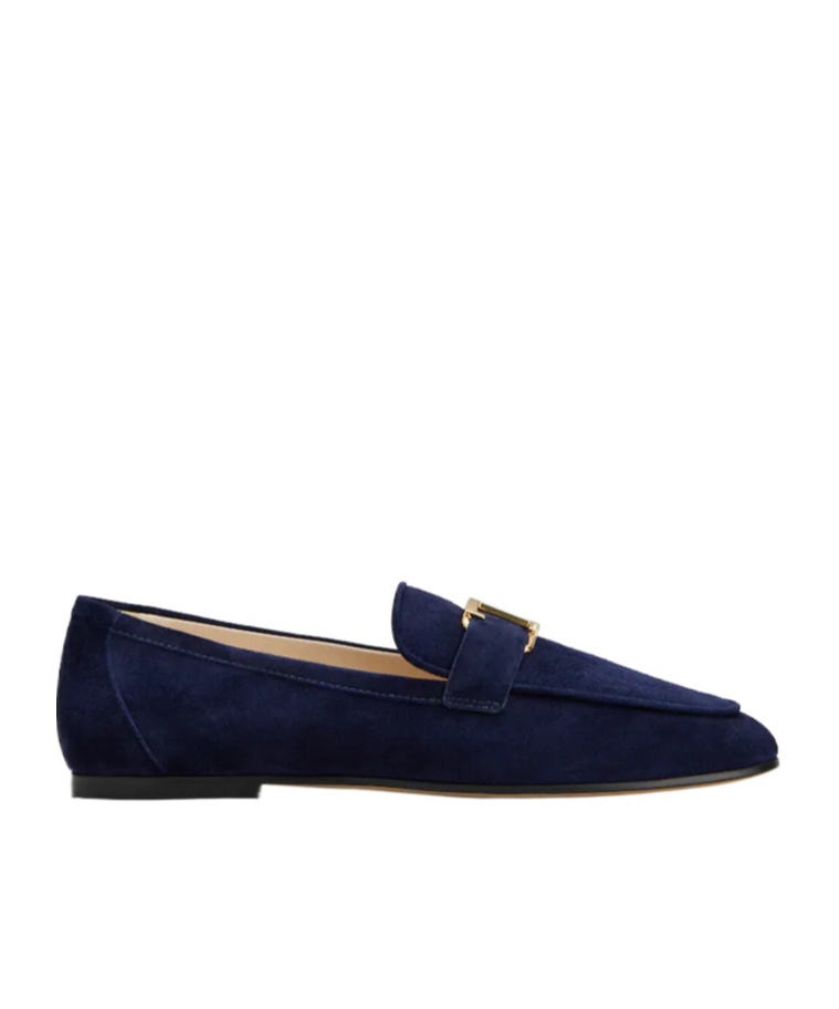 Tod's T Timeless Loafers In Suede In Blue