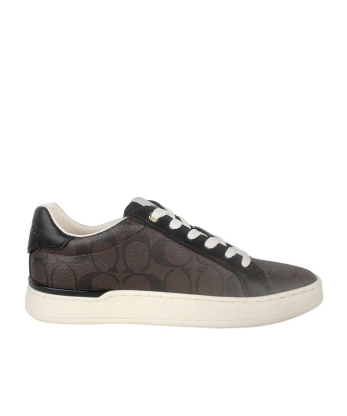 COACH LACE-UP FLAT LOW-CUT CASUAL SHOES