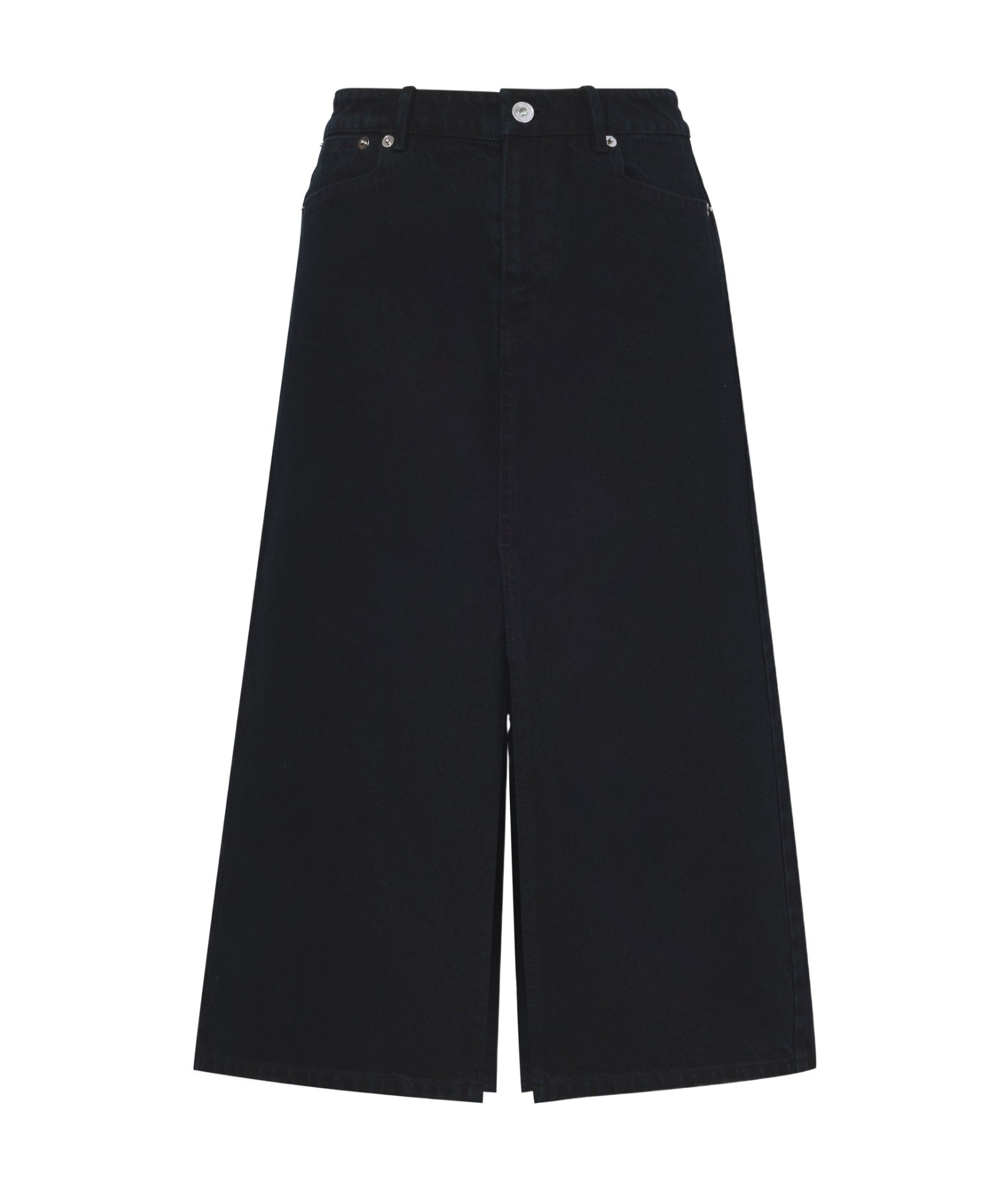 Proenza Schouler Denim Skirt In Black