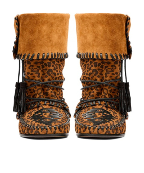 Isabel Marant Boots Winki In Animal Print