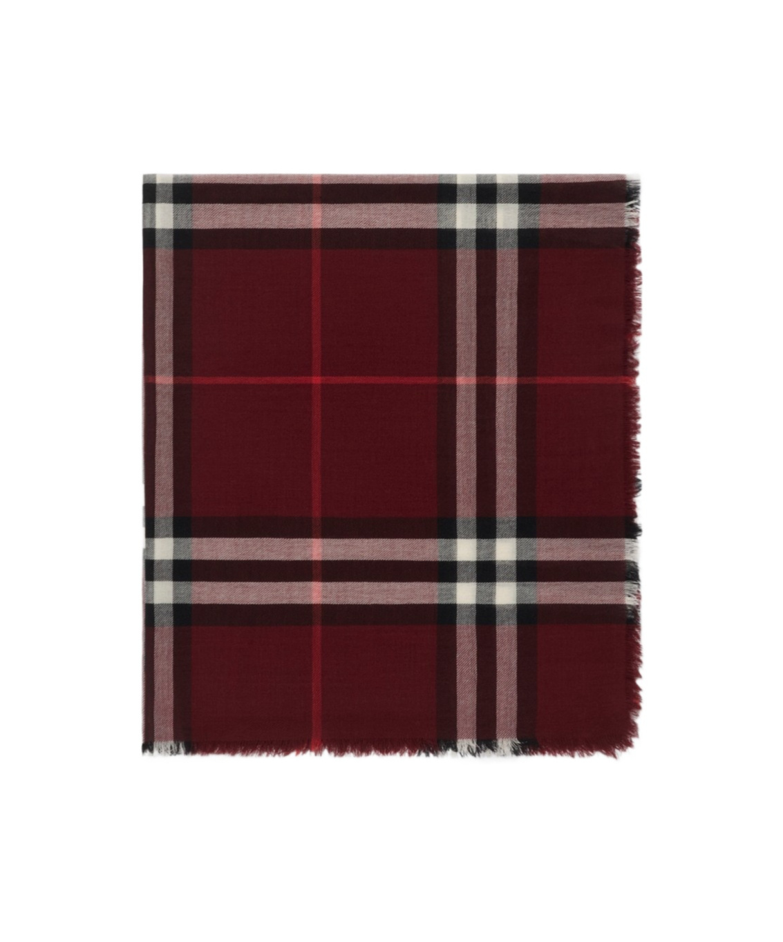 Burberry Checked Wool Scarf