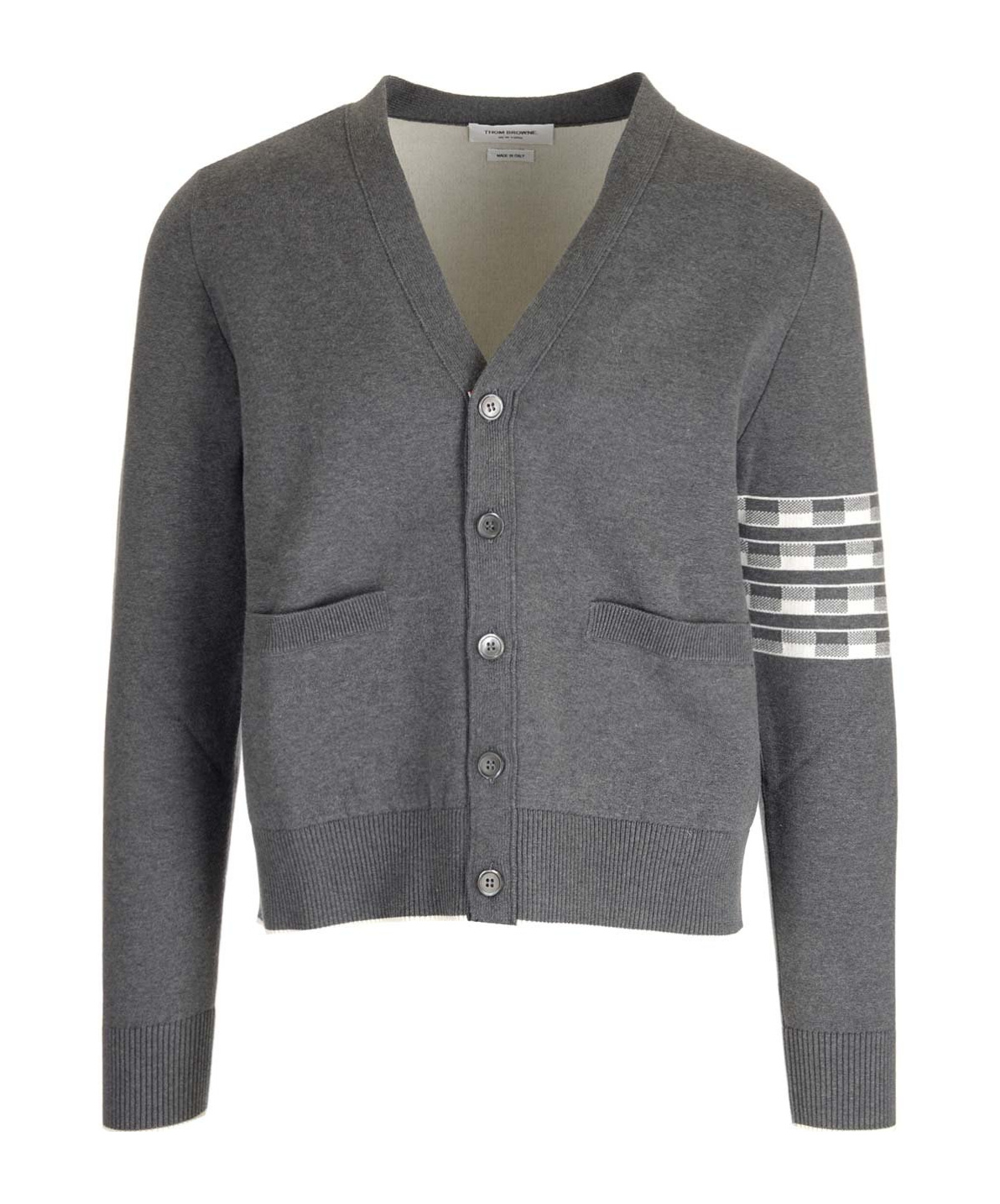 Thom Browne Sweaters Blacks And Greys In Gray