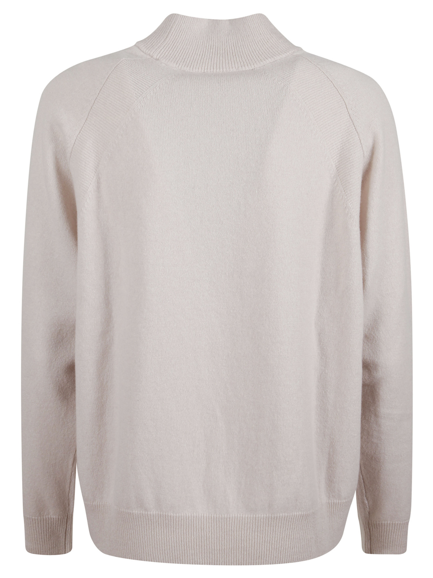 Peserico High-neck Raglan-sleeve Sweater In Gray