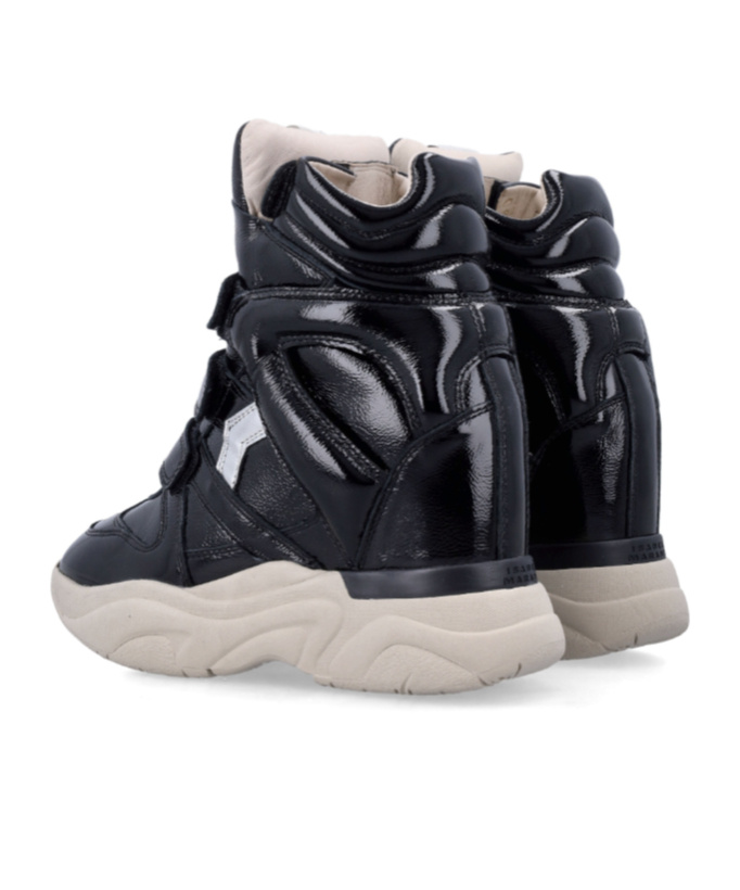 Isabel Marant High-top Sneakers With Glossy Chunky Sole In Multi