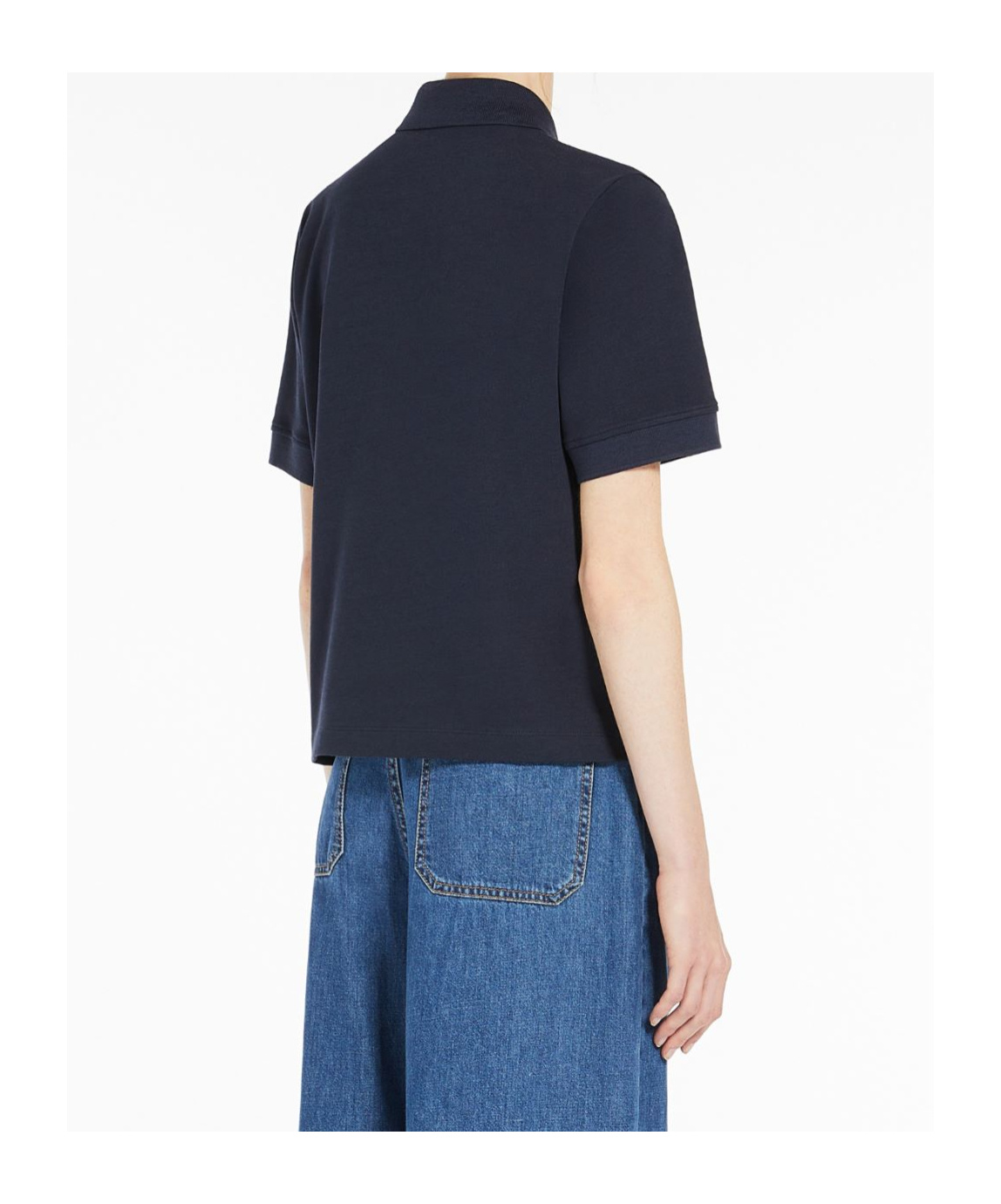 Weekend Max Mara Short-sleeved Polo Shirt In Black
