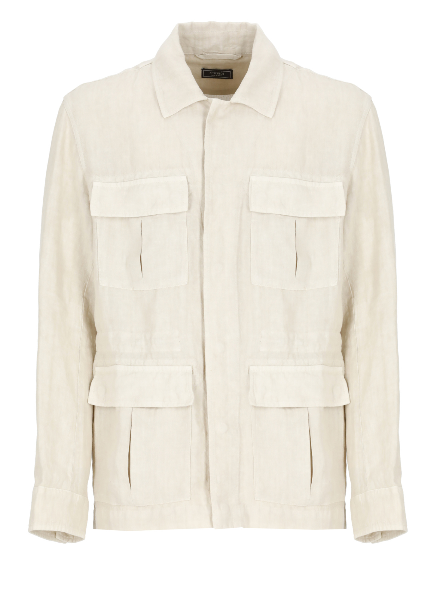Peserico Linen Blazer Elastic Waist
