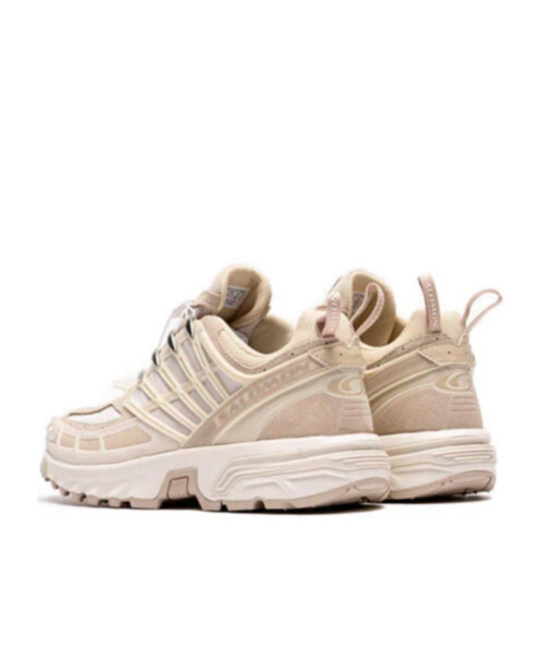 Salomon Laced Sneakers In Nude