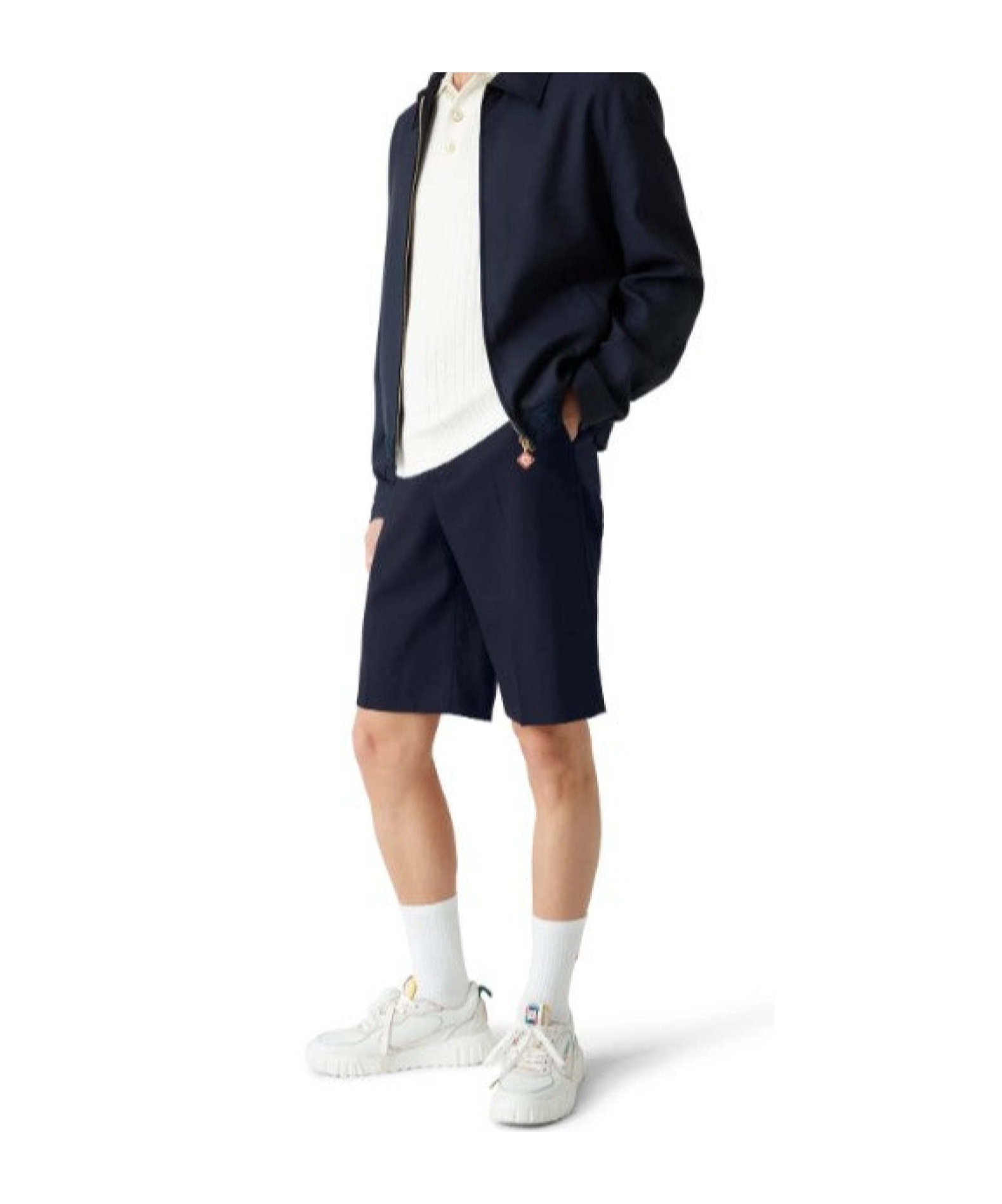 Casablanca Belt Loop Shorts In Black