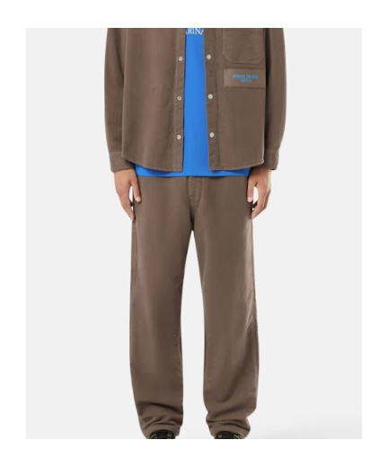 Stone Island Logo-embroidered Trousers In Green