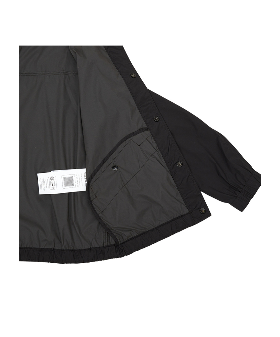 Stone Island Compass-badge Jacket In Black
