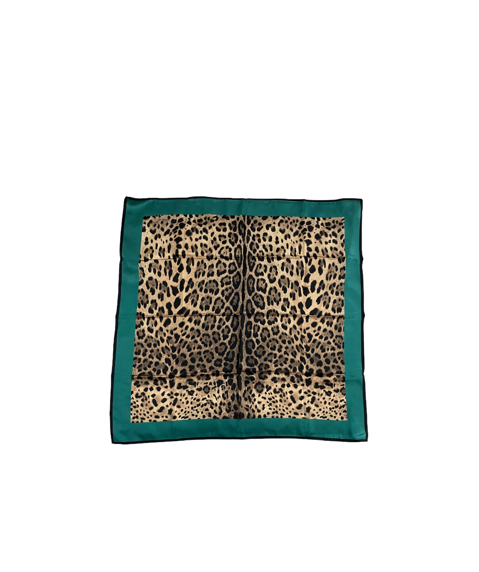 Dolce & Gabbana Leopard Pattern Scarf In Multicolor