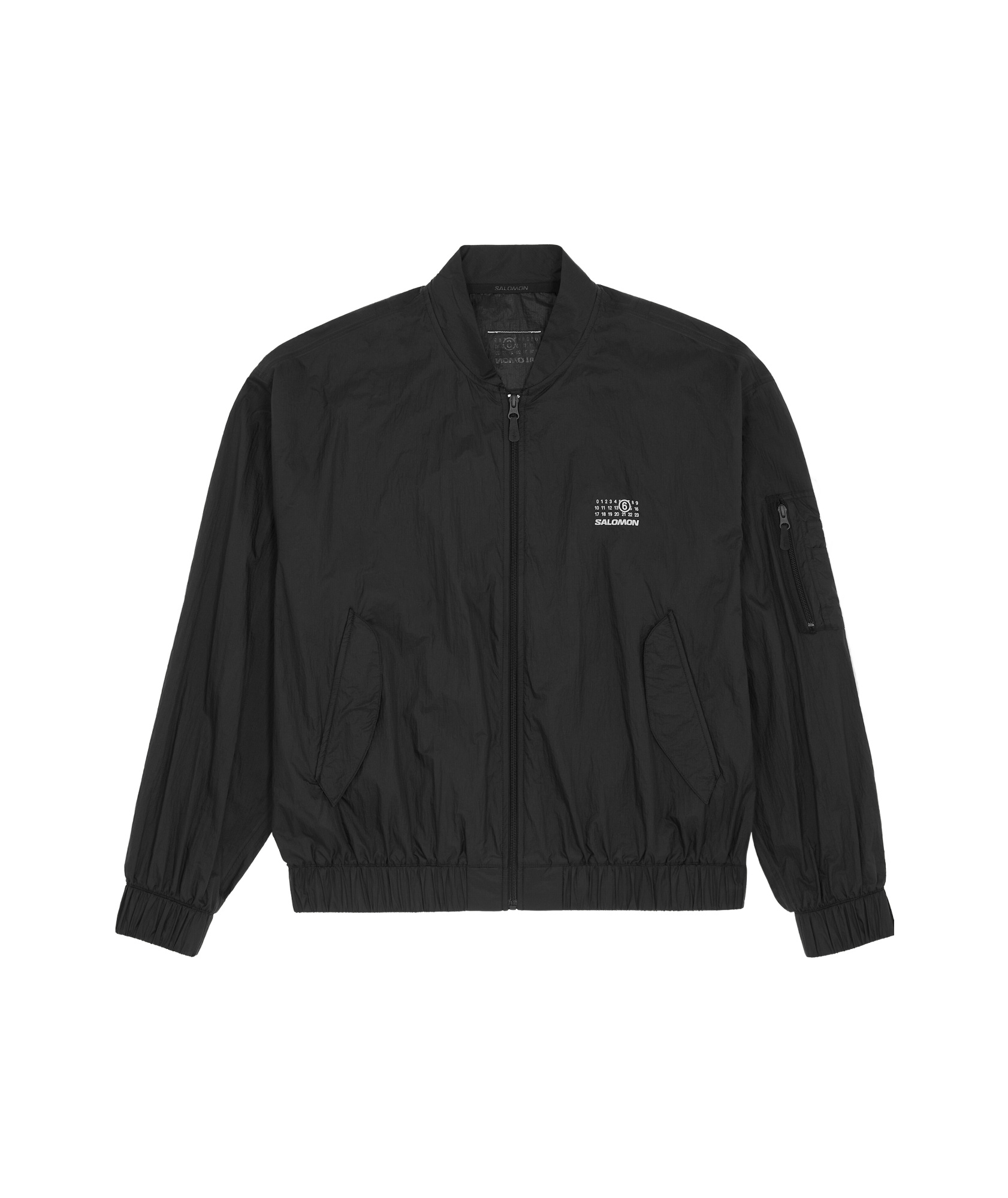 Shop Mm6 Maison Margiela Sports Jacket In Black