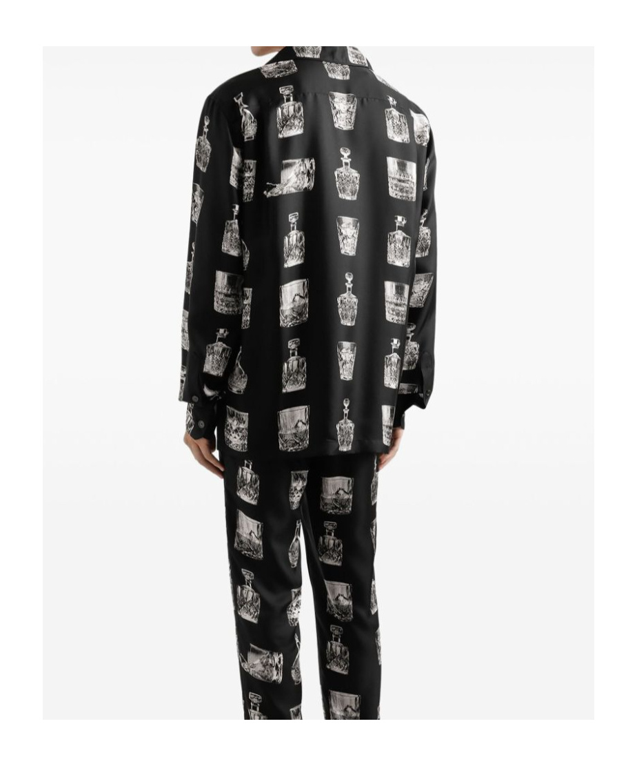 Dolce & Gabbana Print Shirt In Black