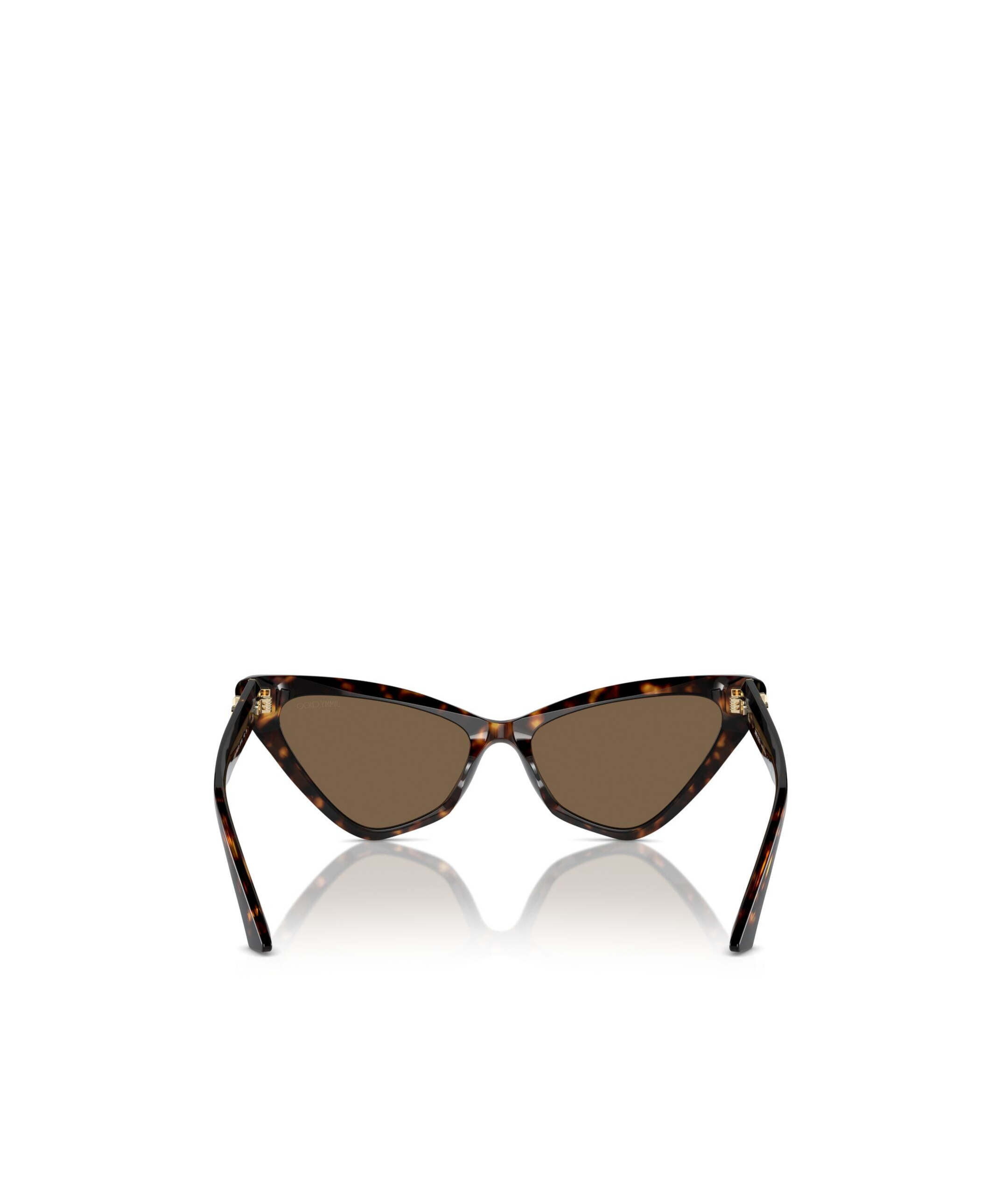 Jimmy Choo Eyewear Triangle Frame Sunglasses In Brown