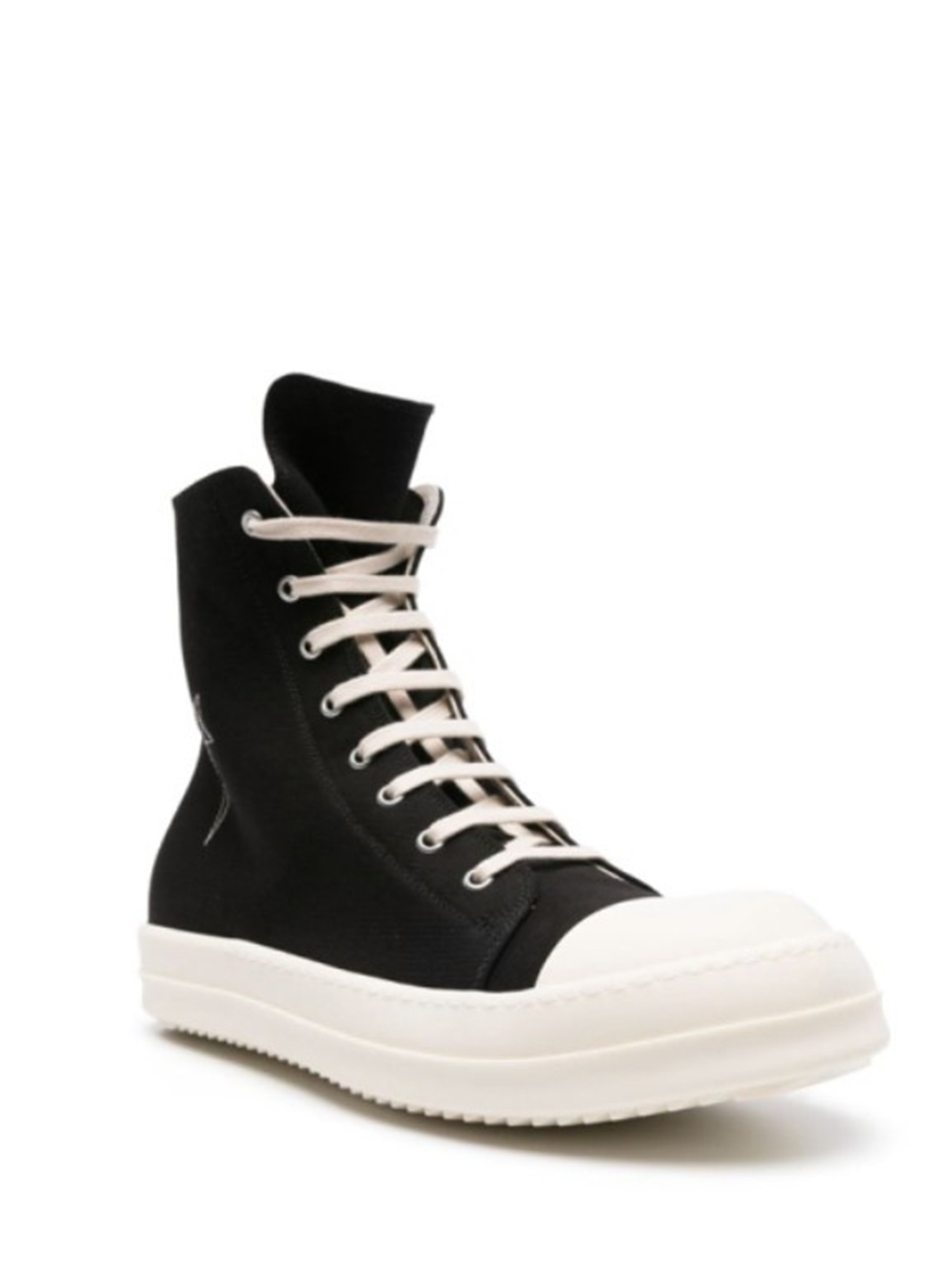 Rick Owens Drkshdw Lace-up High-top Sneakers In Black