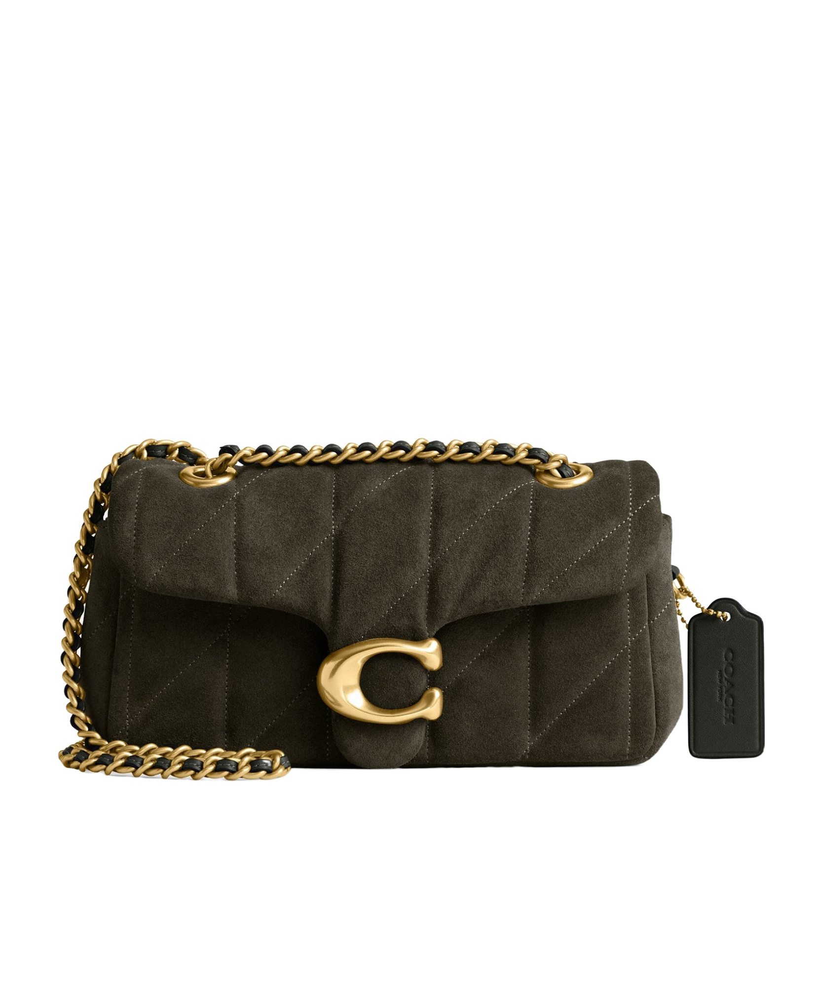 Coach Quilted Tabby 20 With Chain Shoulder Bag