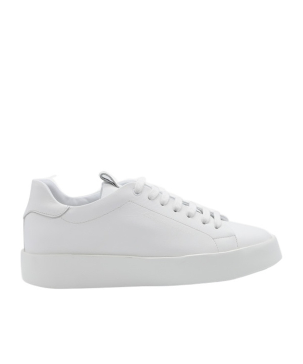 Giuliano Galiano Round Head Low-cut Casual Shoes In White