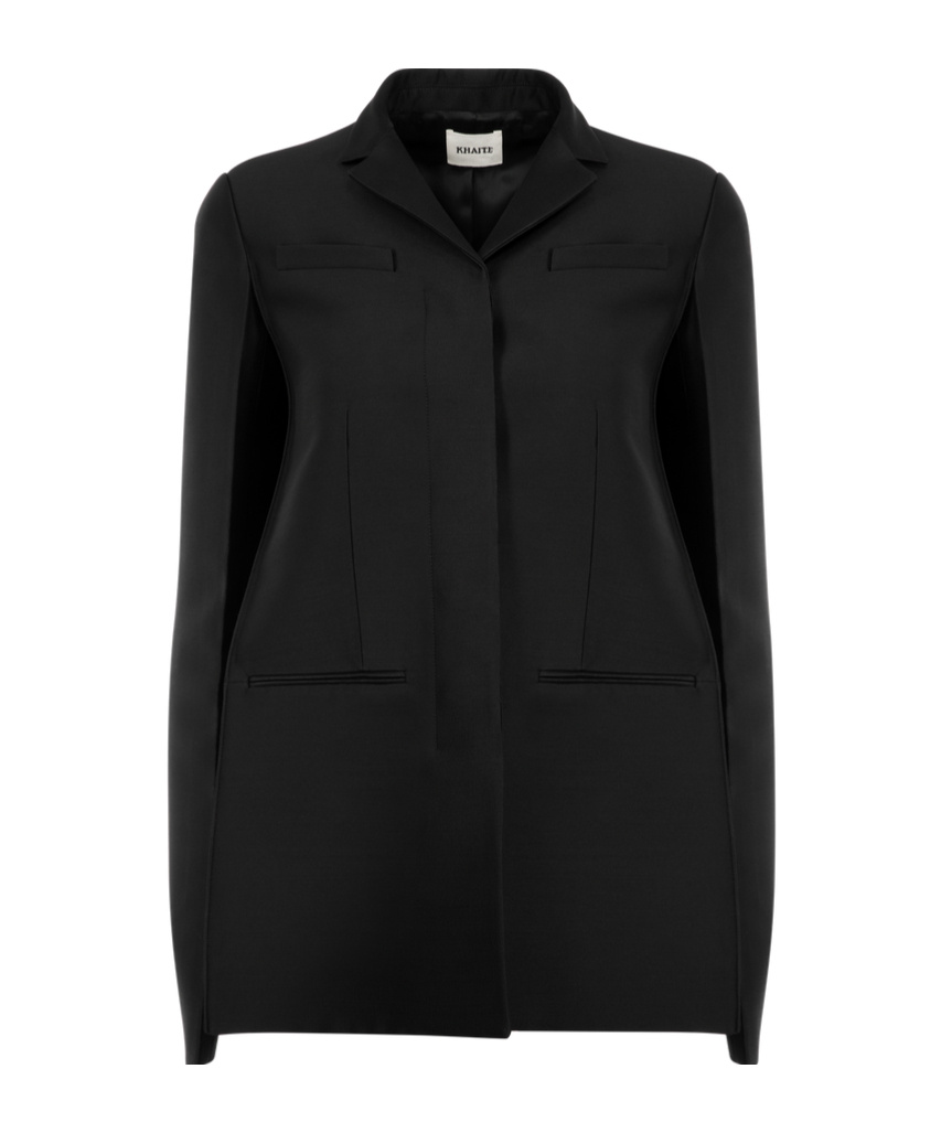 Shop Khaite Crittan Blazer In Black