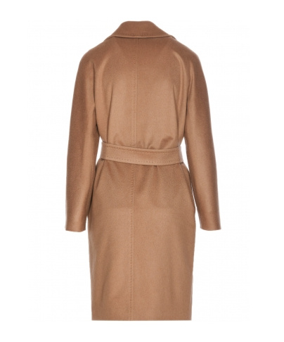 Max Mara Long-sleeved Coat In Brown