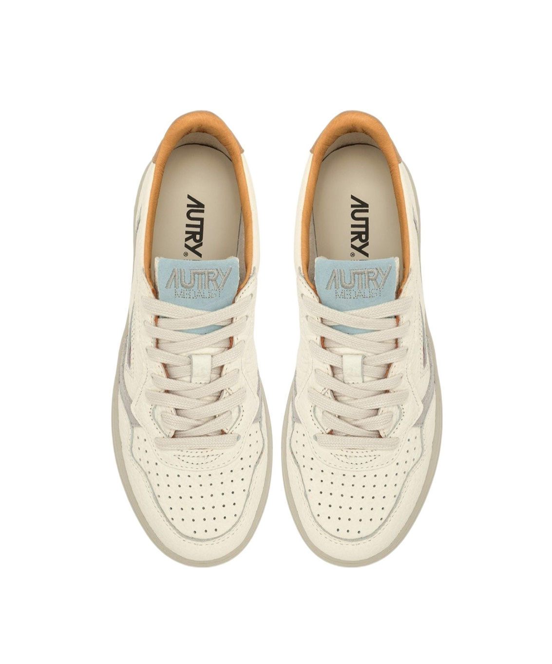 Autry Medalist Low Sneakers In Nude