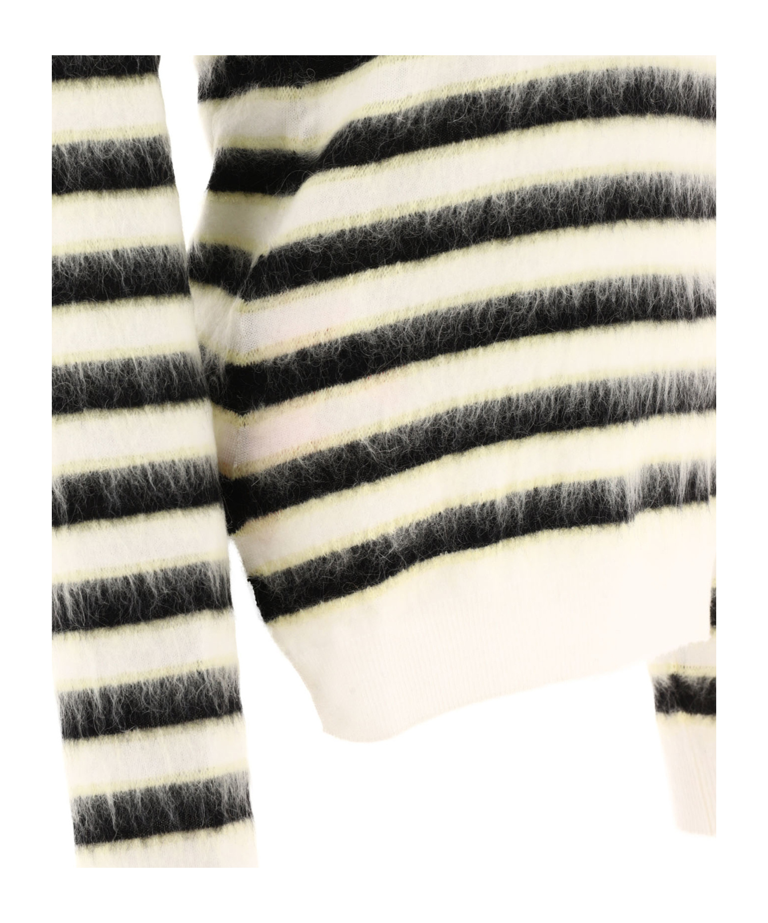 Marni Striped Crewneck Pullover In Multicolor