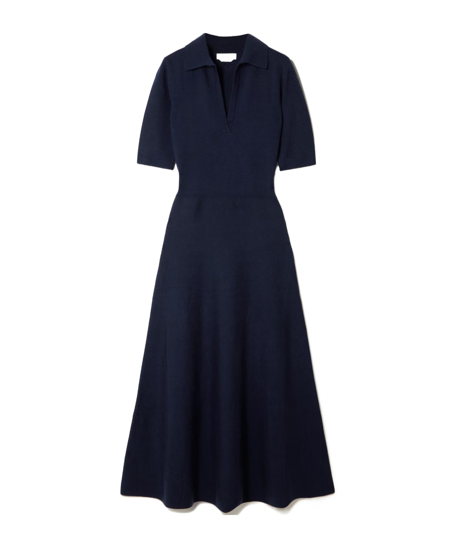 Gabriela Hearst Bradley V-neck Midi Dress In Black