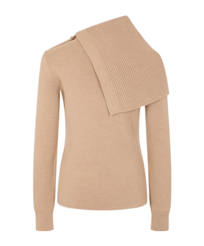Rabanne Beige Sweater In Brown
