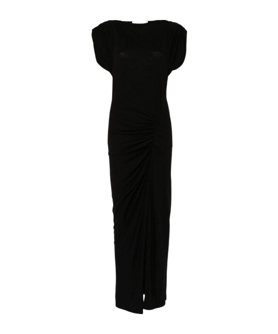 Shop Isabel Marant Étoile Isabella Midi Dress In Black
