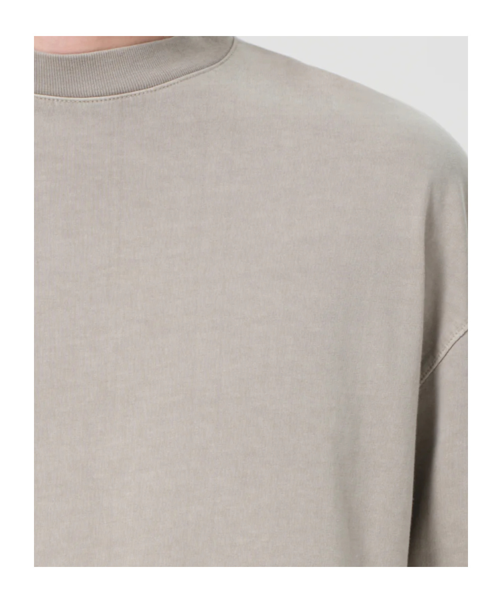 Agolde Asha Long-sleeved T-shirt In Brown