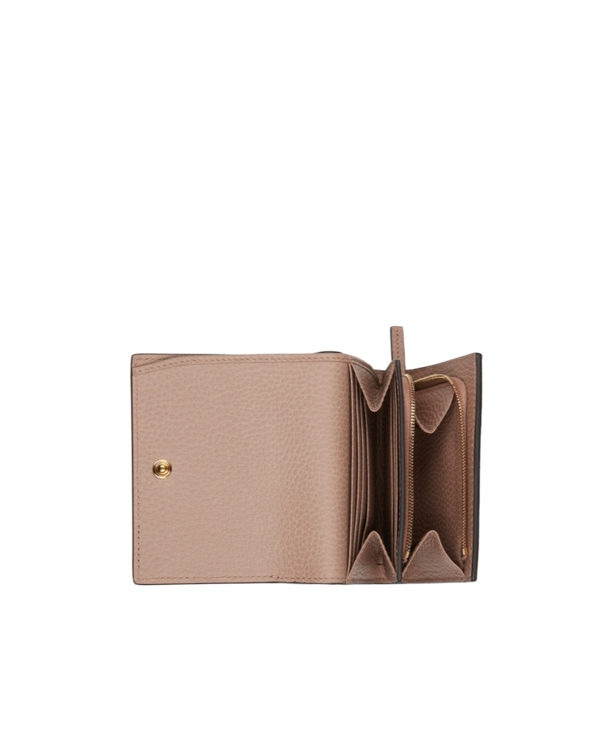 Gucci Small Gg Marmont Wallet In Nude