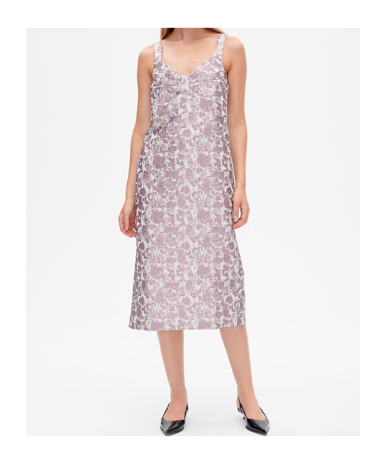 Shop Baum Und Pferdgarten Amneh Midi Dress In Multicolor